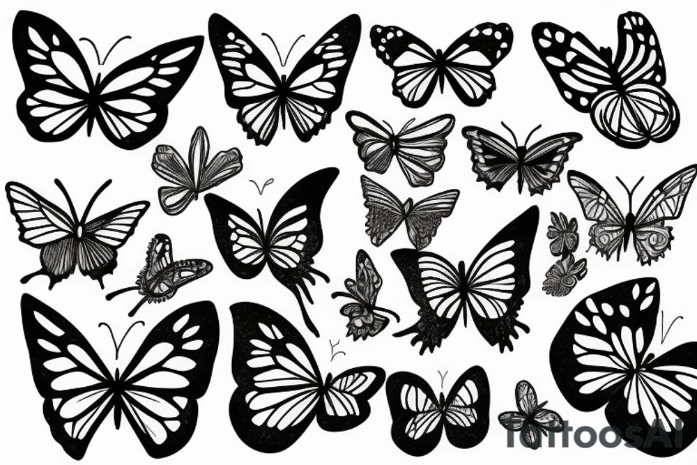 Butterfly tattoo idea