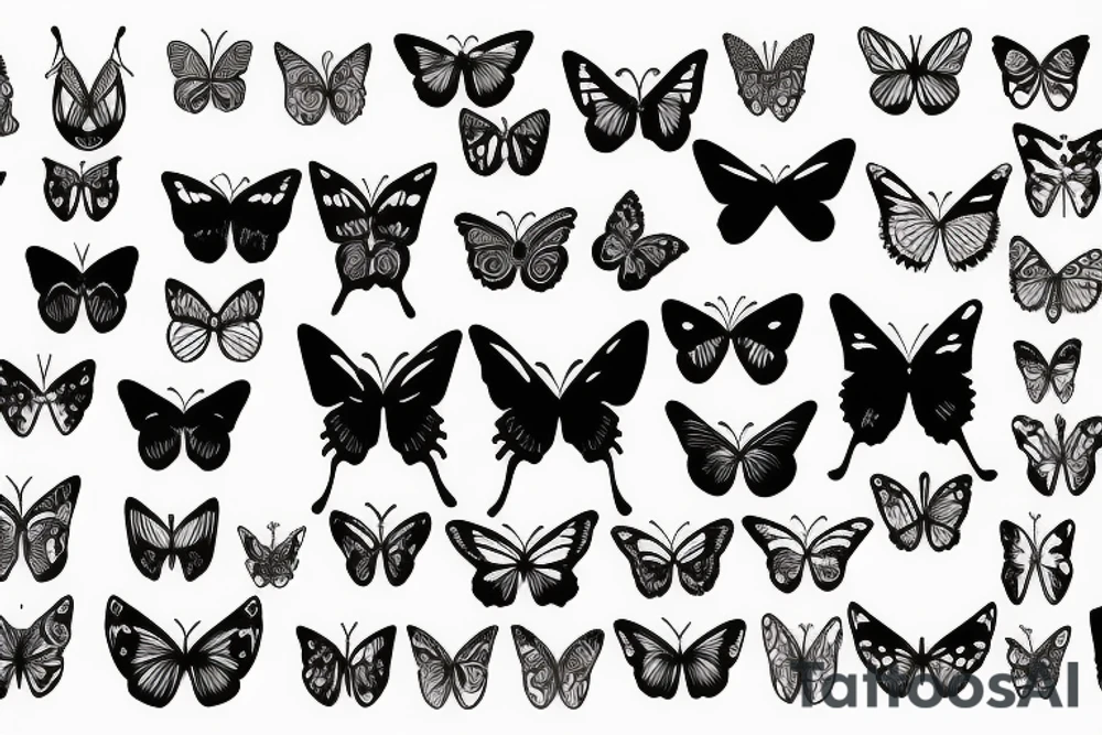 Butterfly tattoo idea