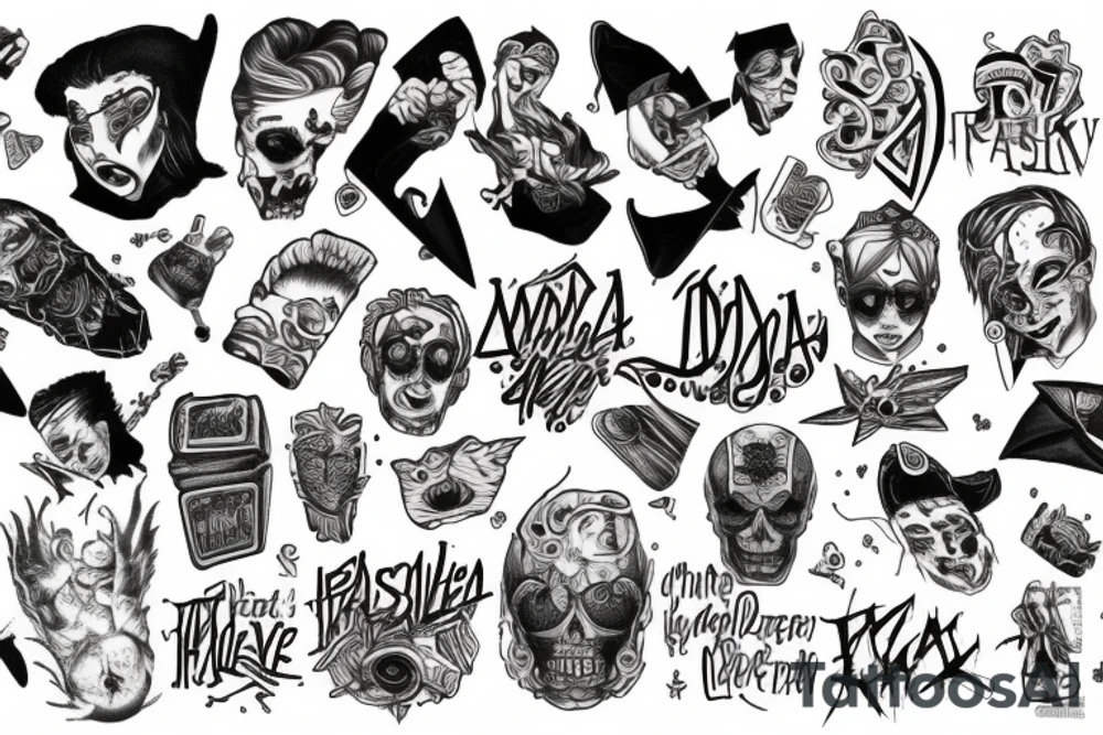 Treshpolka, max payn, valhalla, falling in Reverse tattoo idea