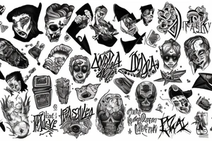 Treshpolka, max payn, valhalla, falling in Reverse tattoo idea