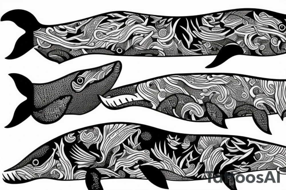 Whale tattoo idea