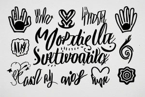motivational short text tattoo idea