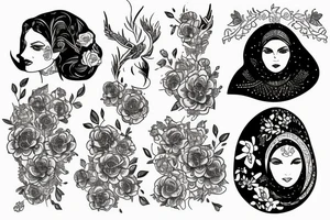 Mahsaamini and iran’s women revolution tattoo idea