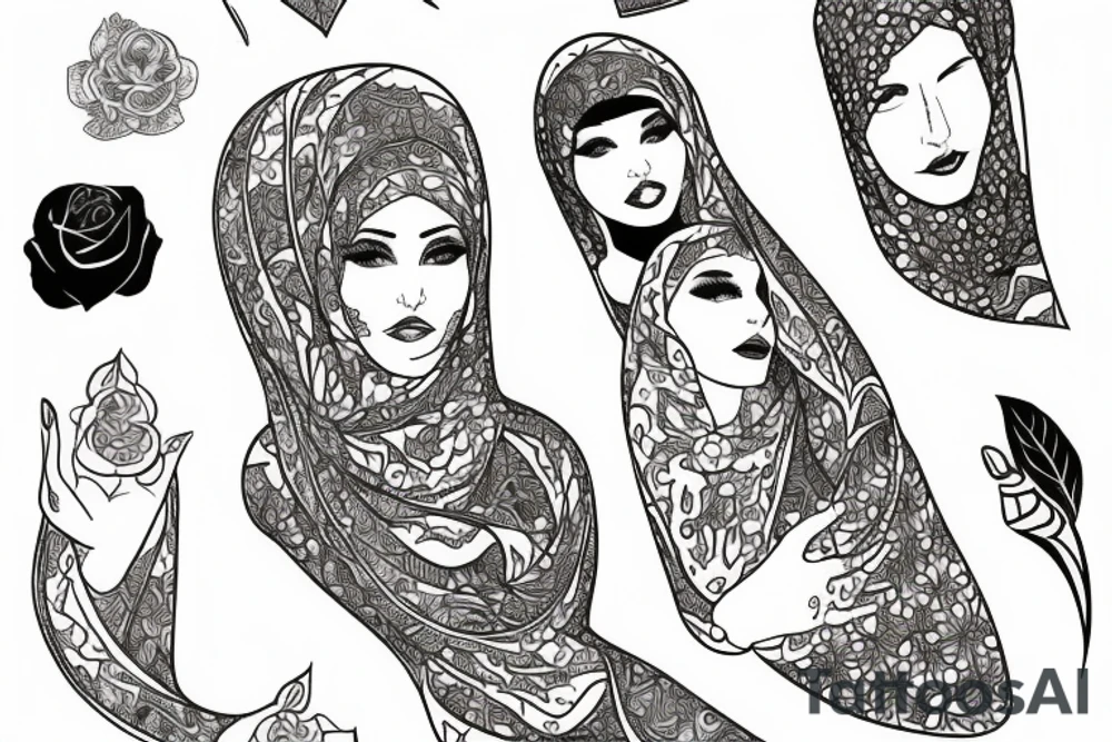 Mahsaamini and iran’s women revolution tattoo idea