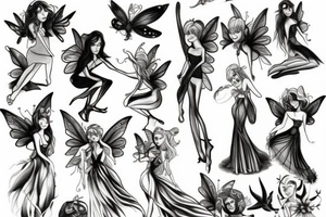 fairy tattoo idea