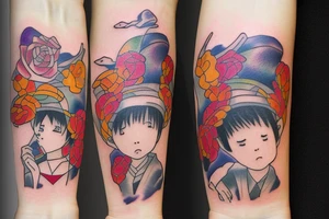 Mother and father love tattoo idea