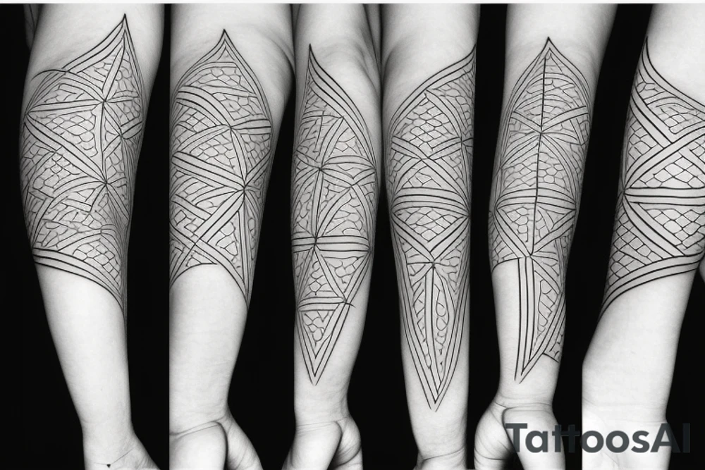 Minimalistic line on the back of my forearm tattoo idea