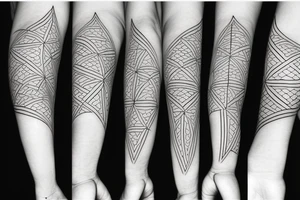 Minimalistic line on the back of my forearm tattoo idea