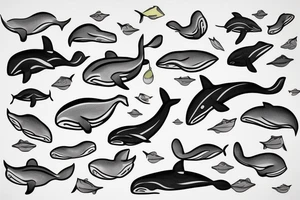 Whale tattoo idea