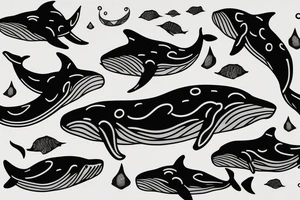 Whale tattoo idea