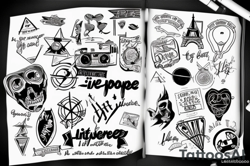 live a little bit further away travelling the world hating people tattoo idea