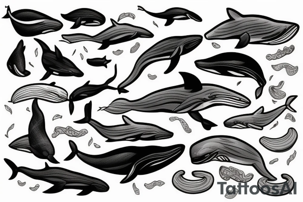 Whale tattoo idea
