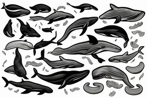 Whale tattoo idea