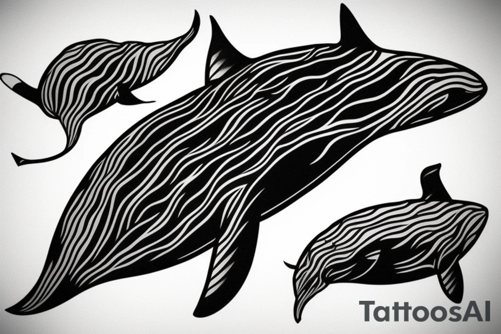 Whale tattoo idea