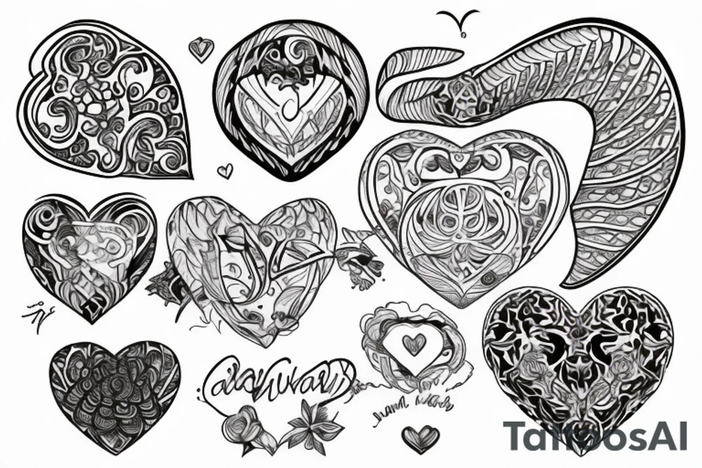 Barbwired heart tattoo idea