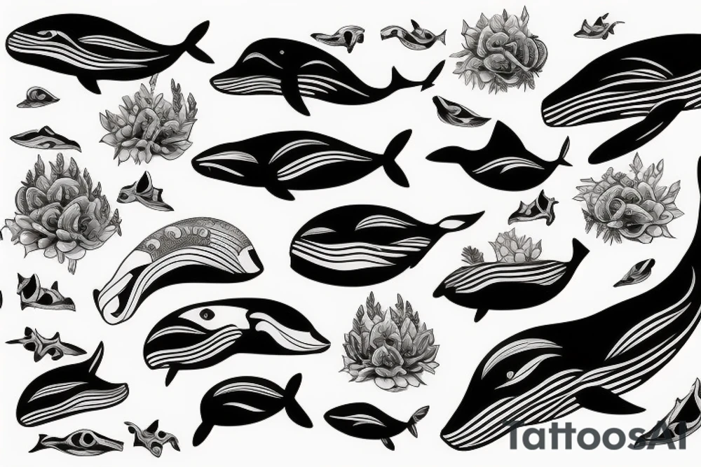 Whale tattoo idea