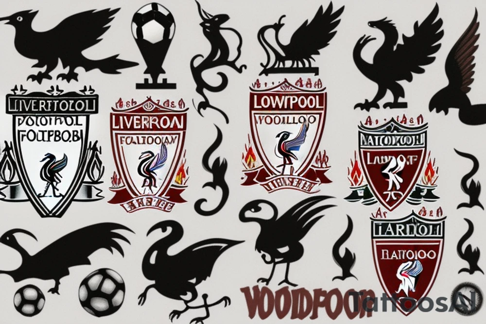 I want a tattoo about Liverpool football team tattoo idea