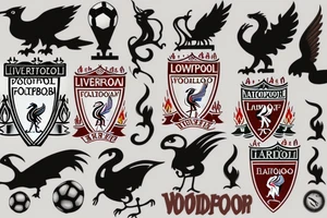 I want a tattoo about Liverpool football team tattoo idea