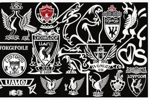 I want a tattoo about Liverpool football team tattoo idea