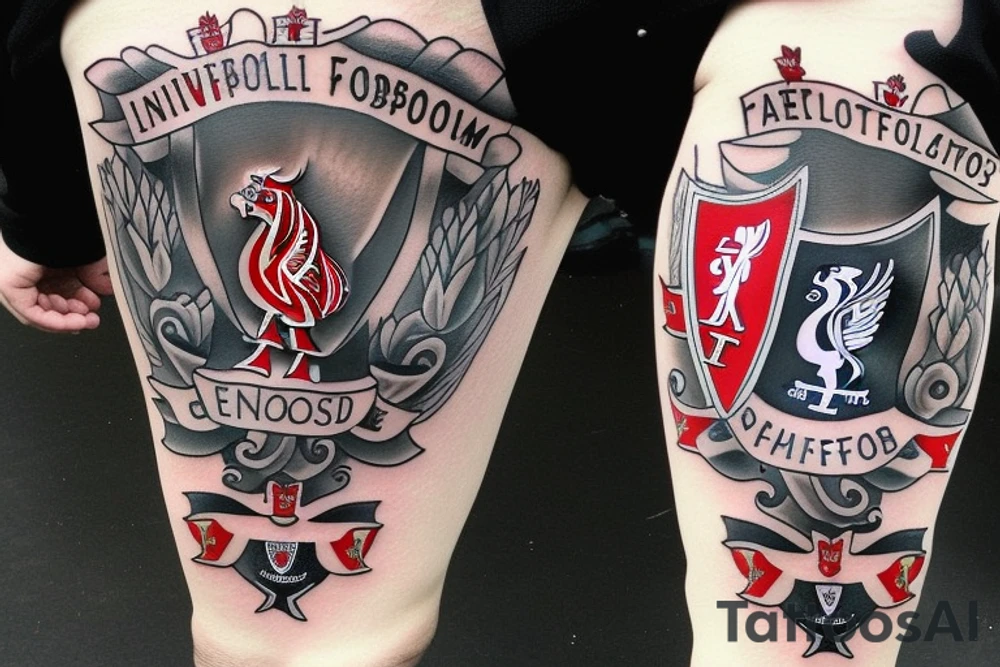 I want a tattoo about Liverpool football team tattoo idea