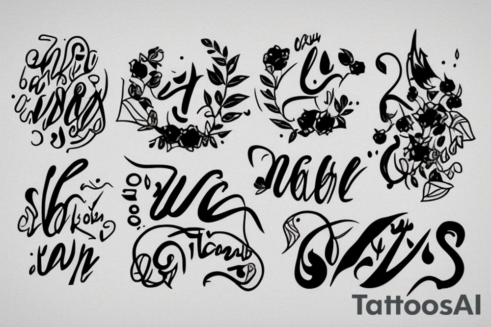 A sentence that have a Marieh in it tattoo idea