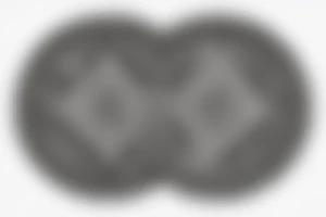 Persian related circle and triangle minimal tattoo idea