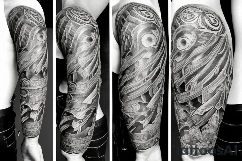 Srar of honorable eagle tattoo idea