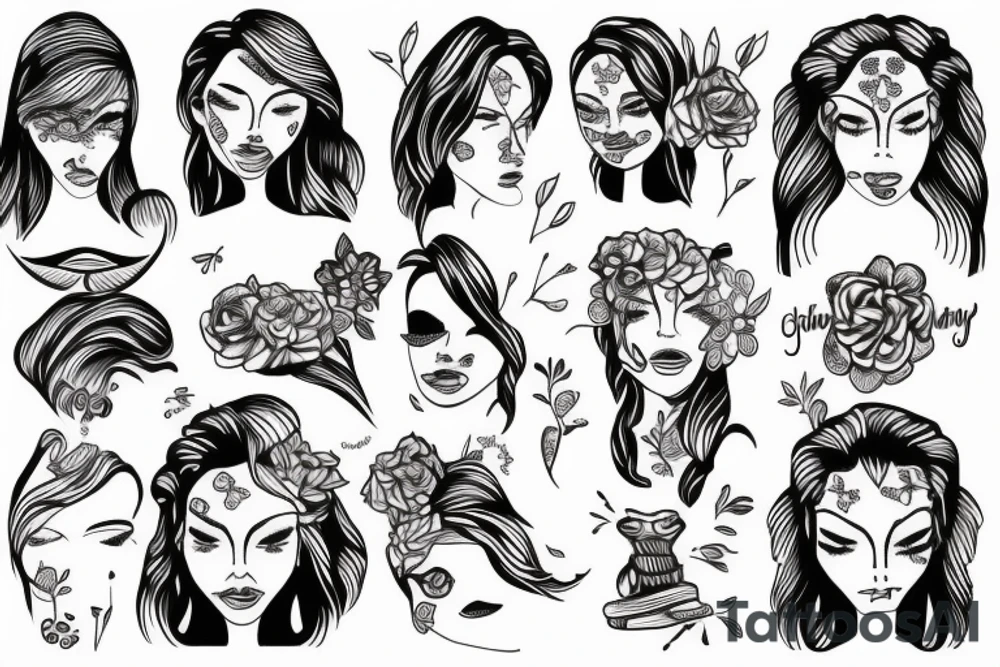 Women, life, freedom tattoo idea