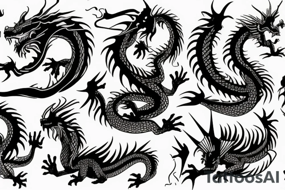 Dragon tattoo idea