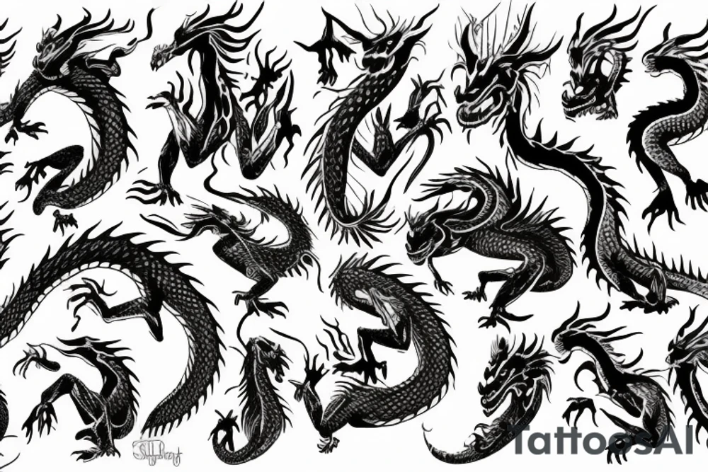 Dragon tattoo idea