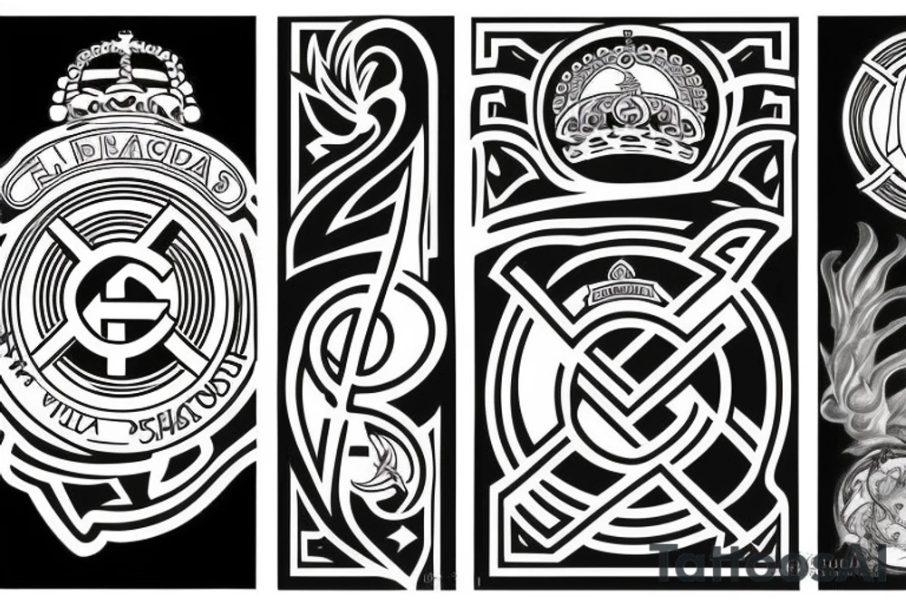 hala madrid tattoo idea