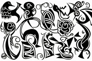 symbols of Freedom tattoo idea
