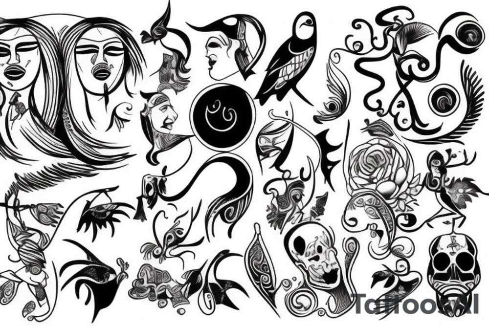 symbols of Freedom tattoo idea
