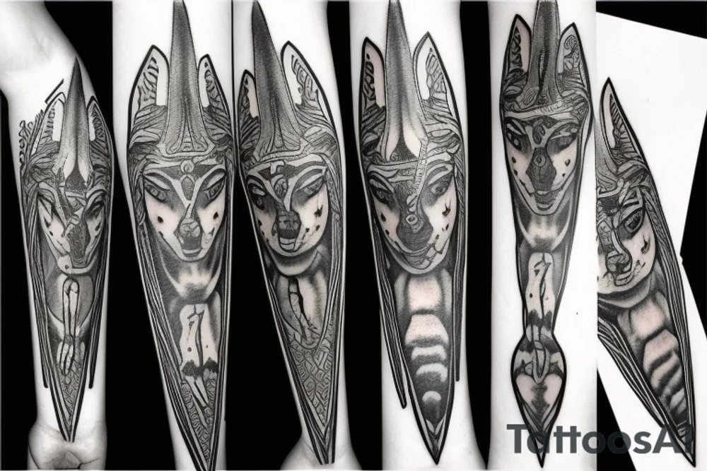 Anubis tattoo idea
