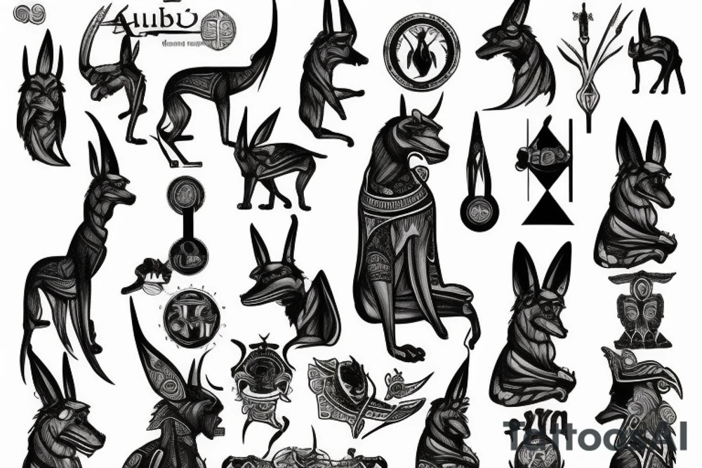 Anubis tattoo idea