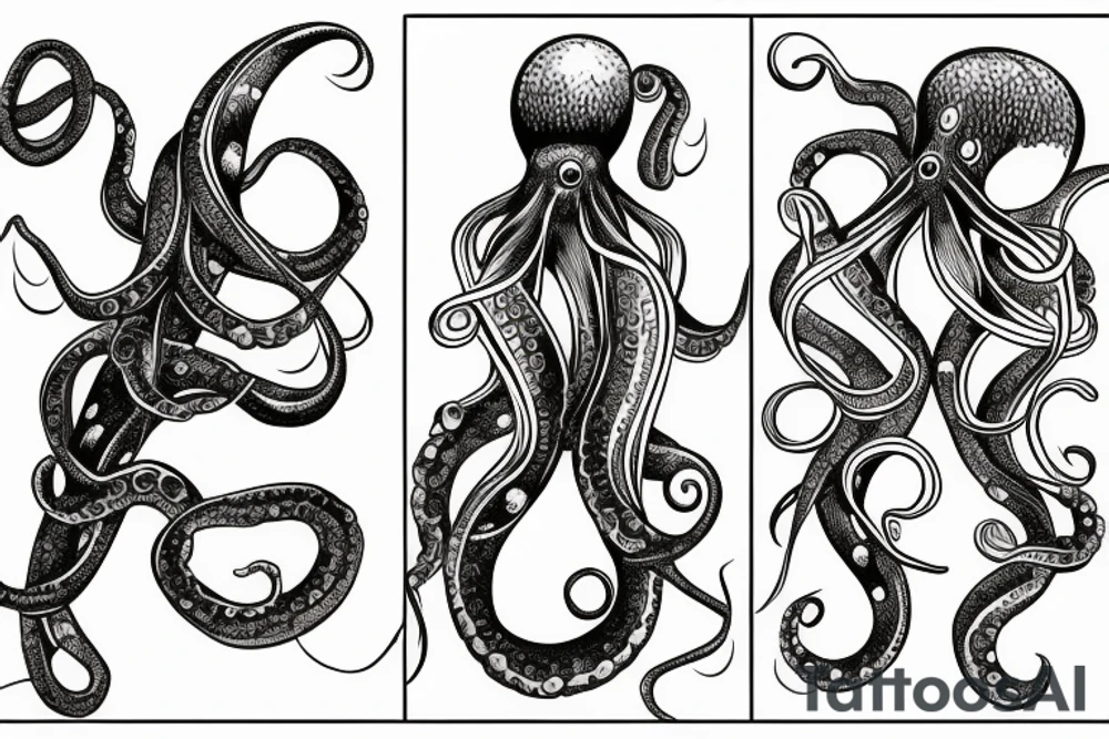 Octopus leg infinity tattoo idea
