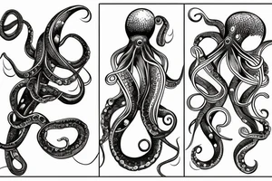 Octopus leg infinity tattoo idea