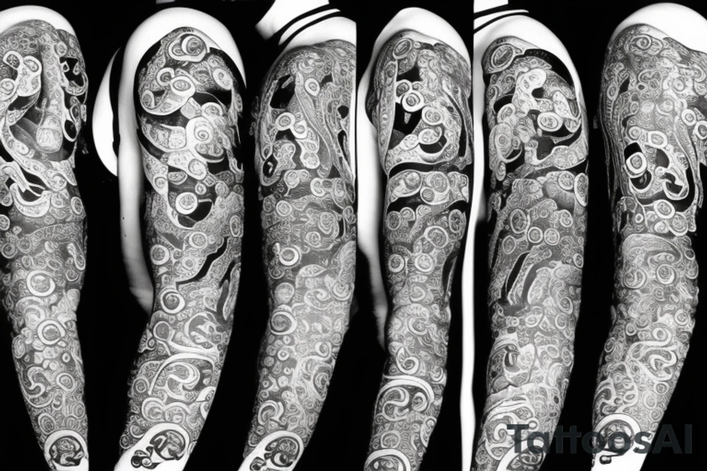 Octopus leg infinity tattoo idea