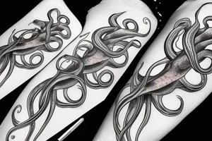 Octopus leg infinity tattoo idea
