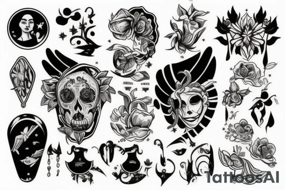 сфинкси змея tattoo idea