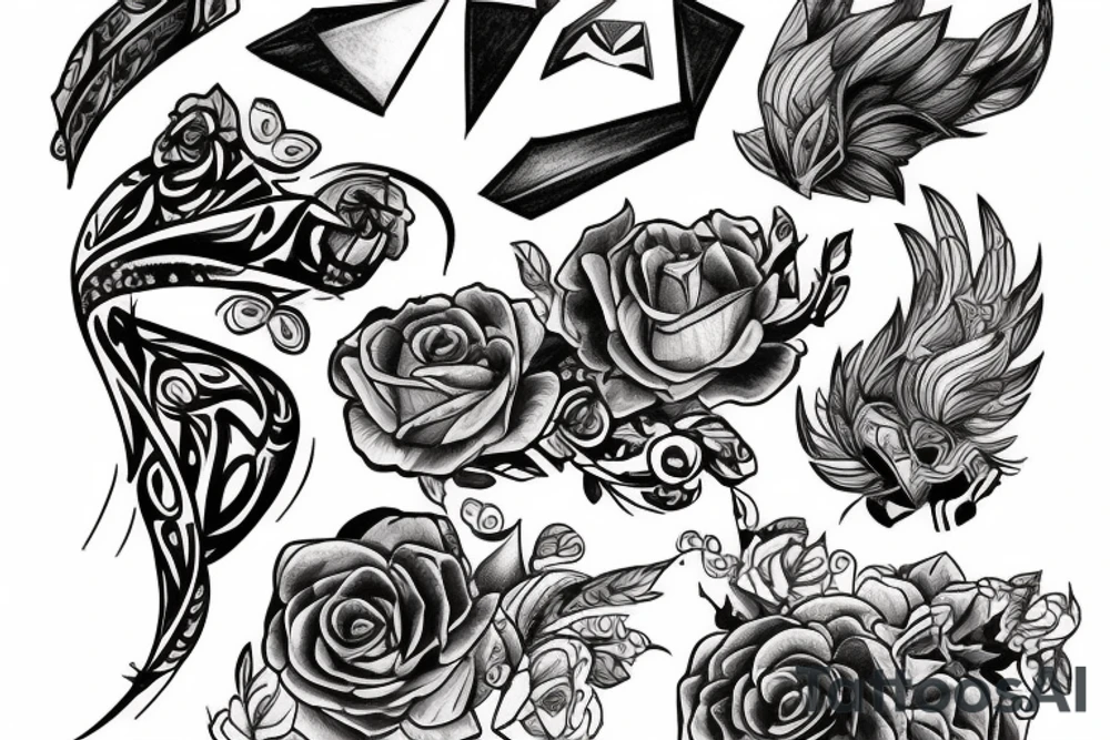 милый кот в море tattoo idea