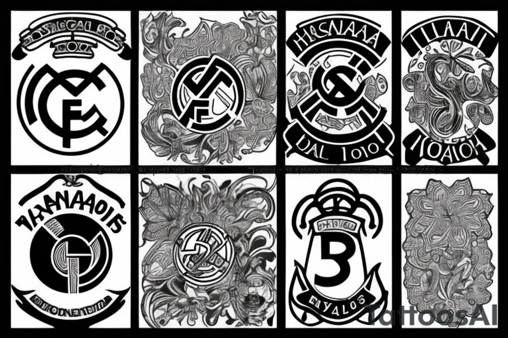 hala madrid tattoo idea