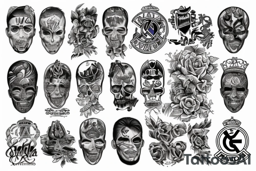 hala madrid tattoo idea