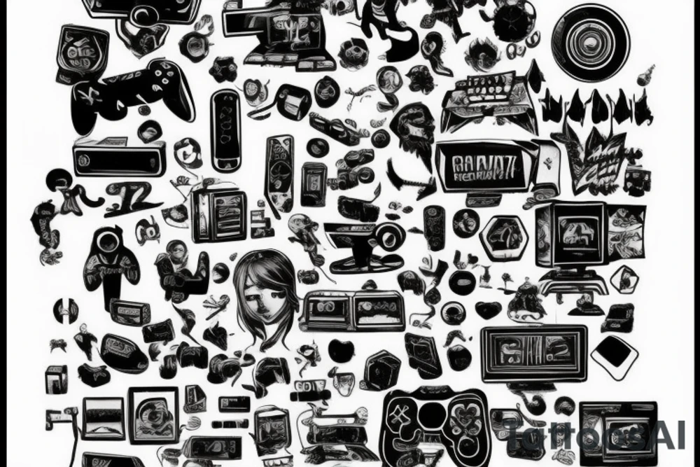 About world of Video Games & Movies.
love the technology and Computers tattoo idea