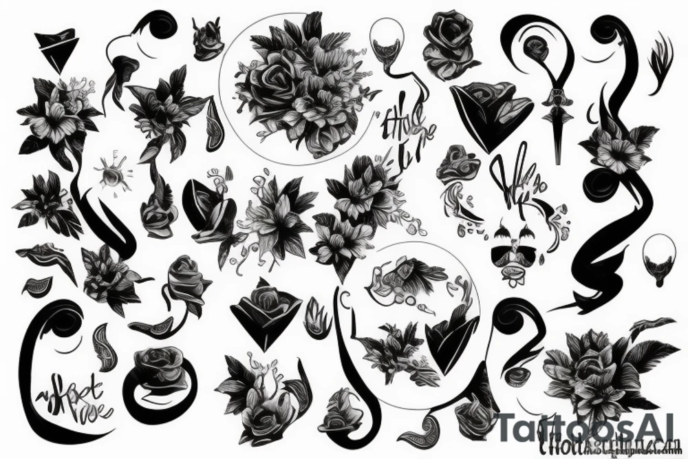 hot woman tattoo idea