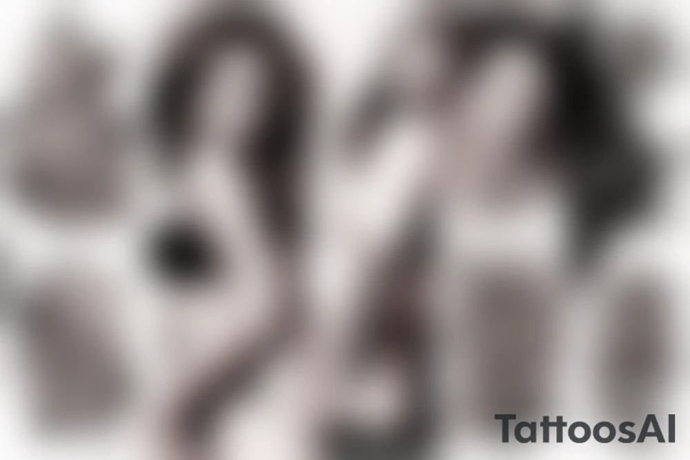 hot sexy woman tattoo idea