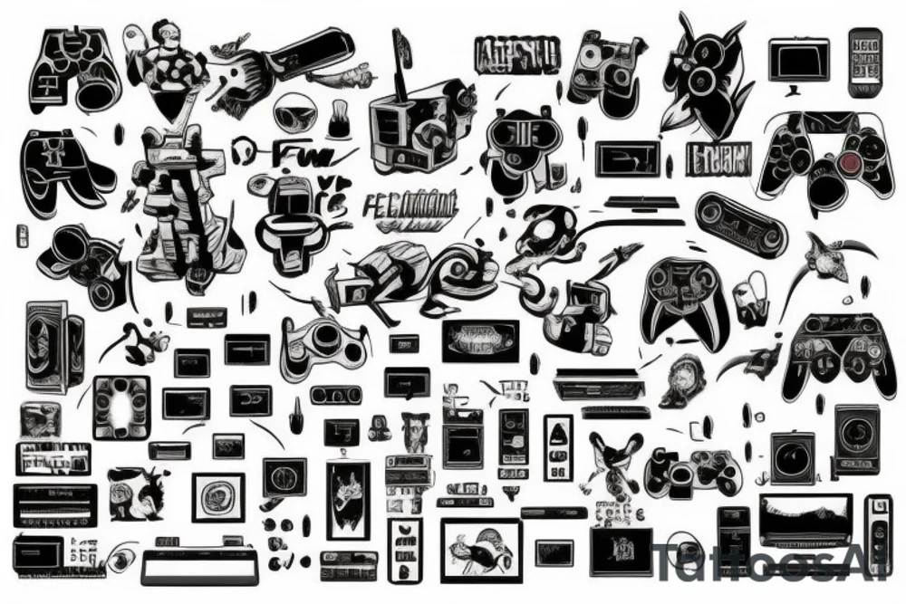 About World of Video Games and Movies.
Love the Technology and Computers. tattoo idea