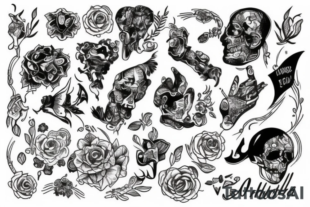 Орёл на шее tattoo idea