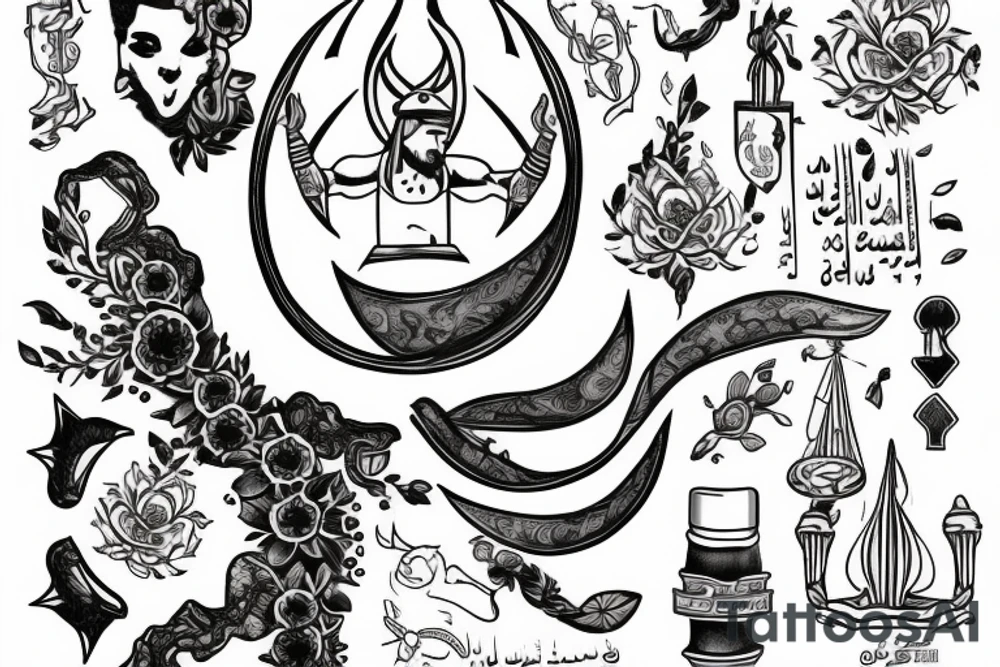 A symbol of Iranian national identity
Being alone and strong
Being your own hero tattoo idea