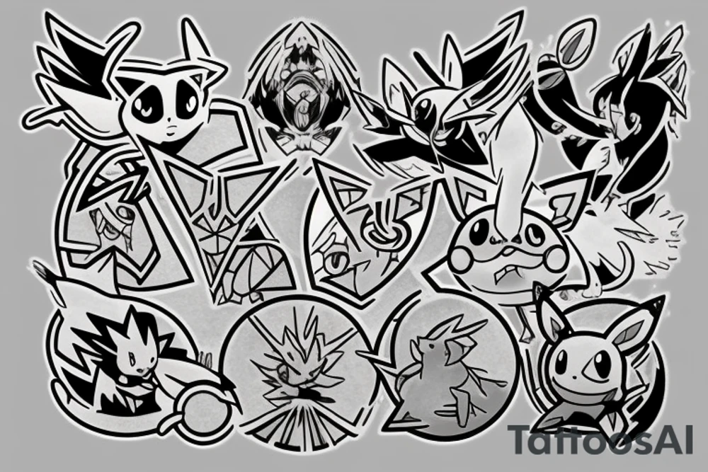pokemon tattoo idea